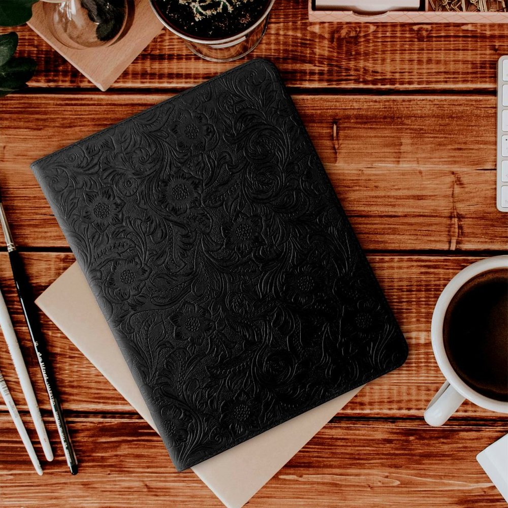iPad 10.2" 9th, 8th & 7th Gen Leather Case - With Pencil Holders